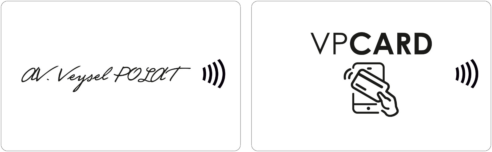 BEYAZ PVC BUSİNESSVPCARD -Online KARTVİZİTİNİZ